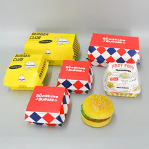 Caja de hamburguesas