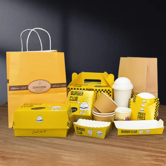 Caja de hamburguesas