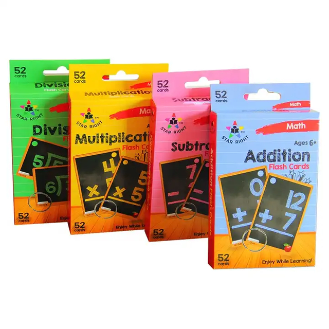 Tarjetas de Matemáticas