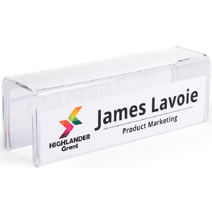 Placas de nombre para cubículos