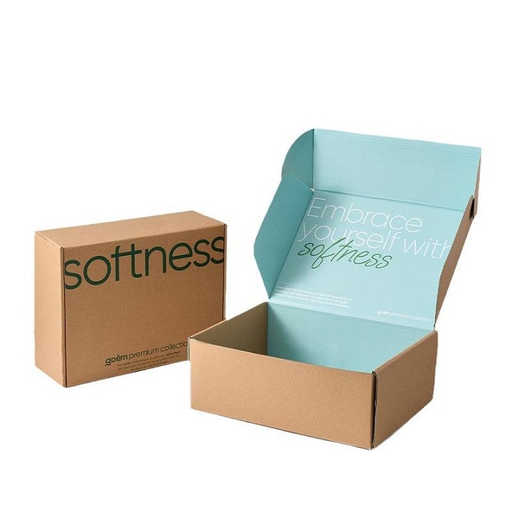 Caja de regalo de papel kraft