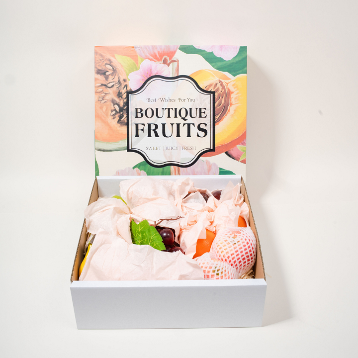 caja de cart&oacute;n de fruta