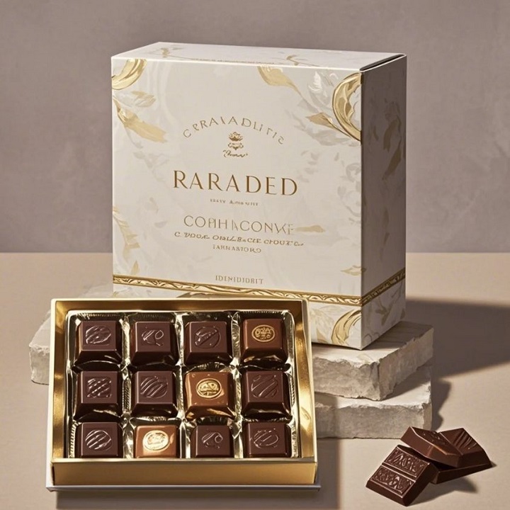 embalaje de regalo de chocolate