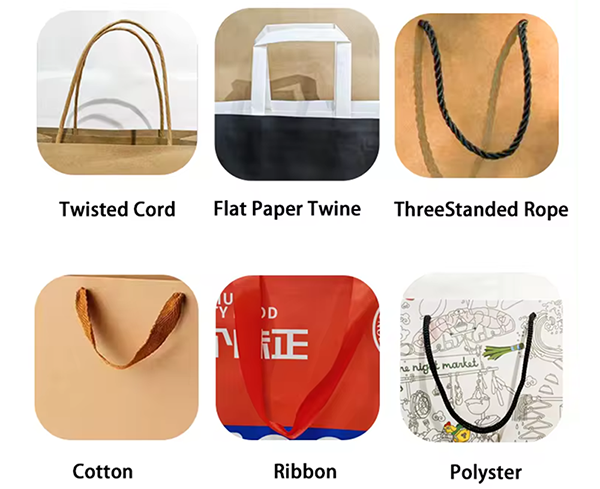contenido del servicio de bolsas de papel
