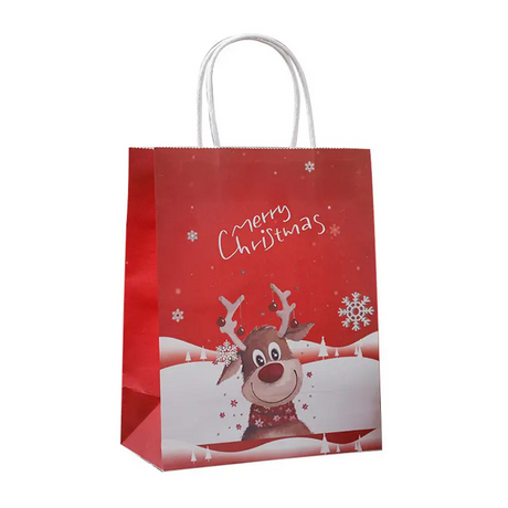 Bolsas de papel navideñas