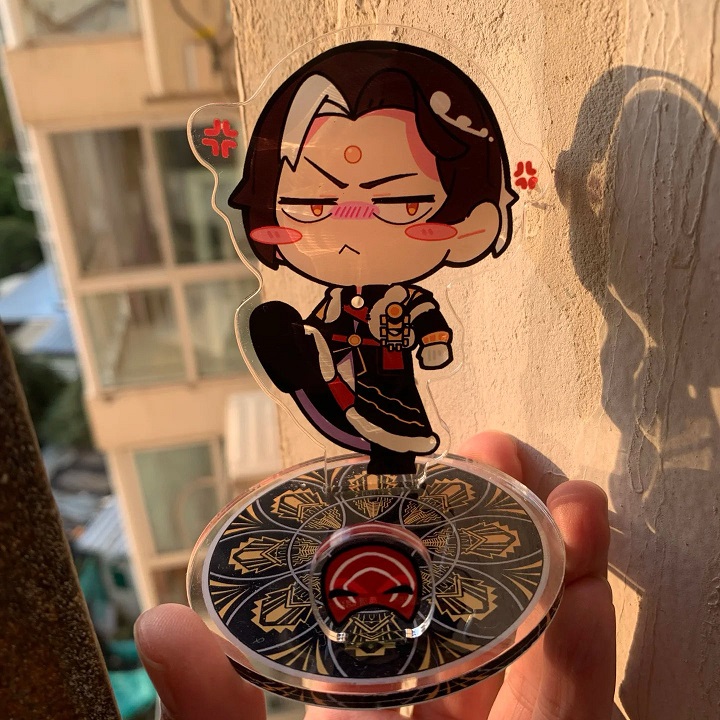 soporte de personaje acr&iacute;lico con imanes