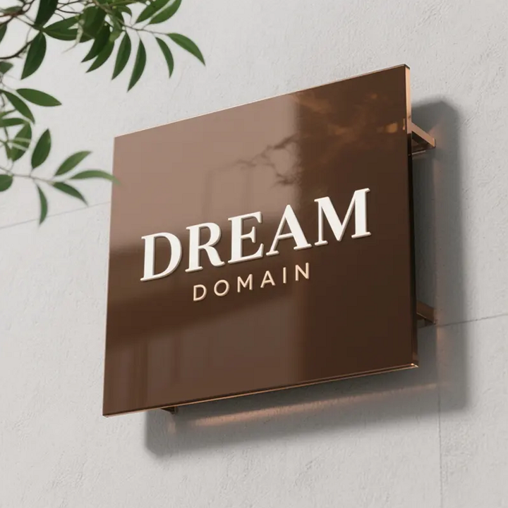 dise&ntilde;o de placa con el nombre de la casa