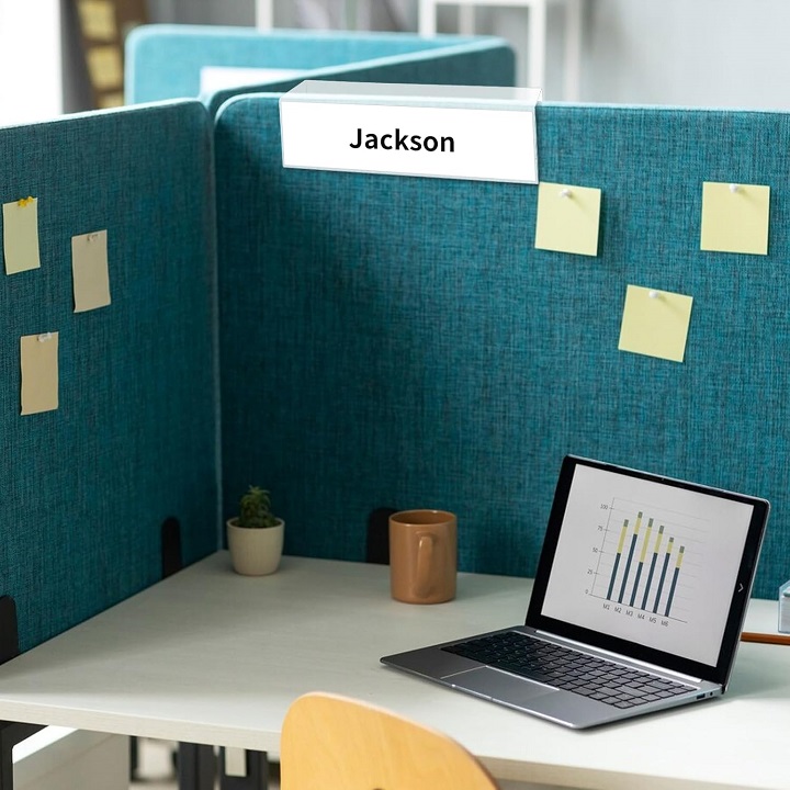 tablero de nombre para oficina