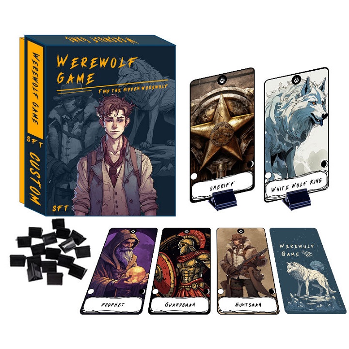 Cartas de juego de hombre lobo