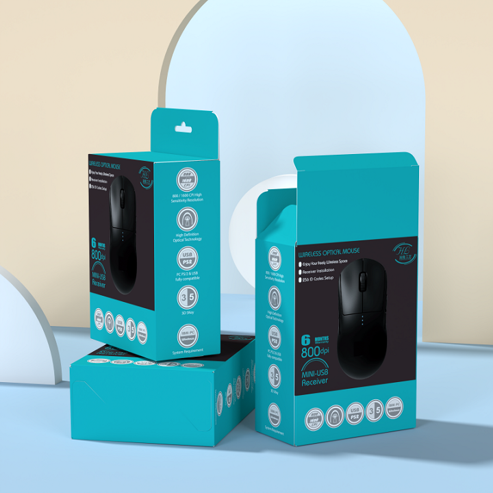 caja de embalaje de rat&oacute;n ecol&oacute;gica