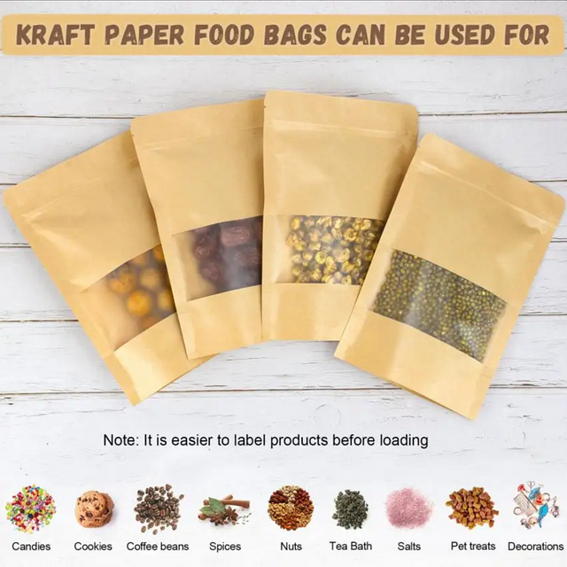 Bolsas Kraft Stand Up