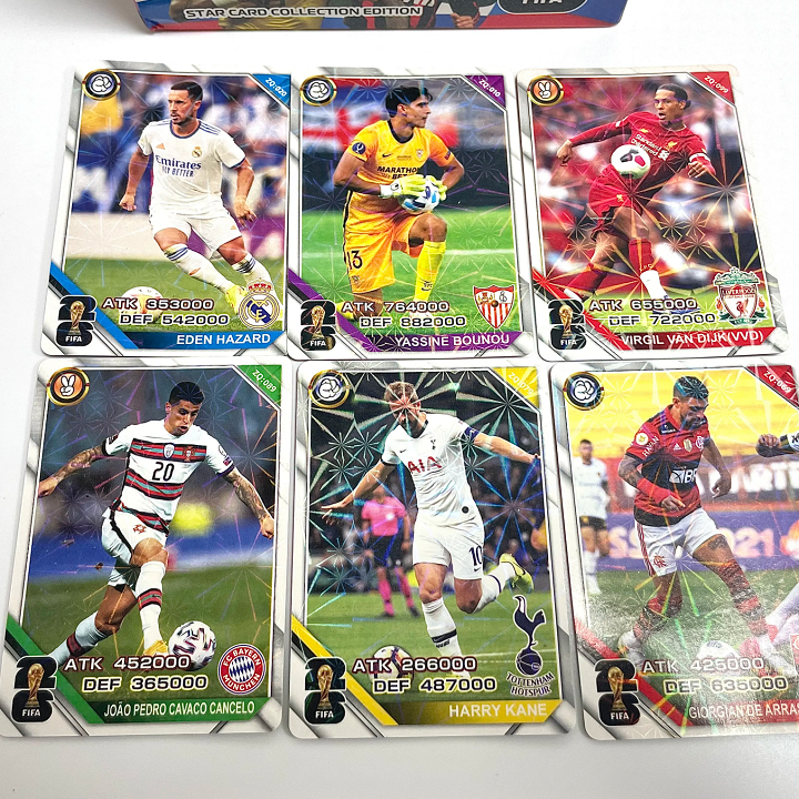 tops de tarjetas de futbol