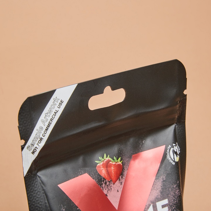 bolsa plana con cremallera