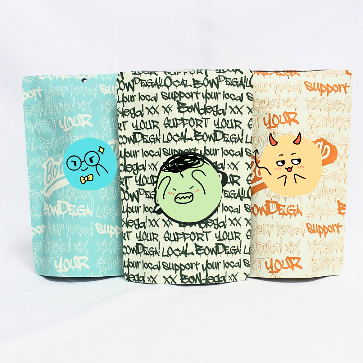 bolsas de polvo impresas personalizadas