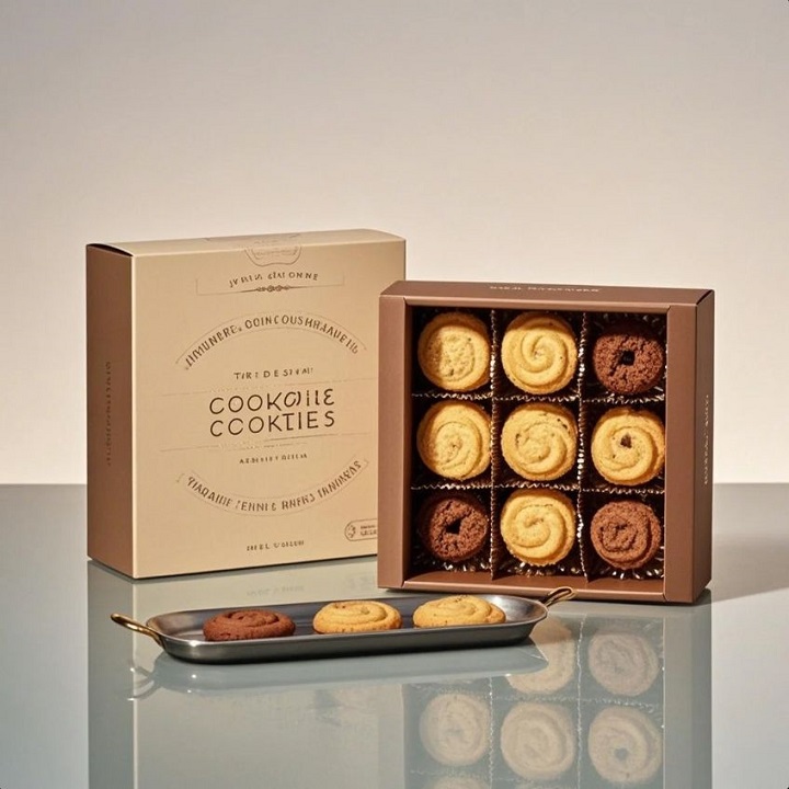 caja de galletas de regalo