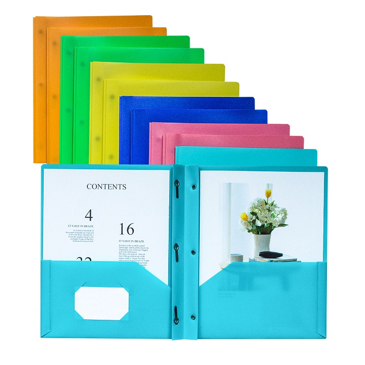 carpeta de m&uacute;ltiples bolsillos