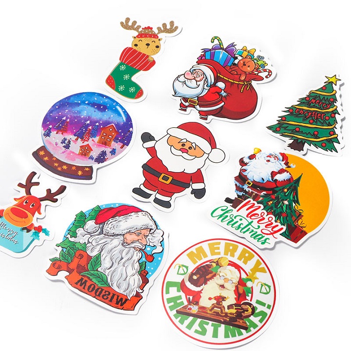 etiquetas de direcci&oacute;n de Navidad