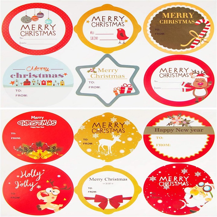 etiquetas de navidad