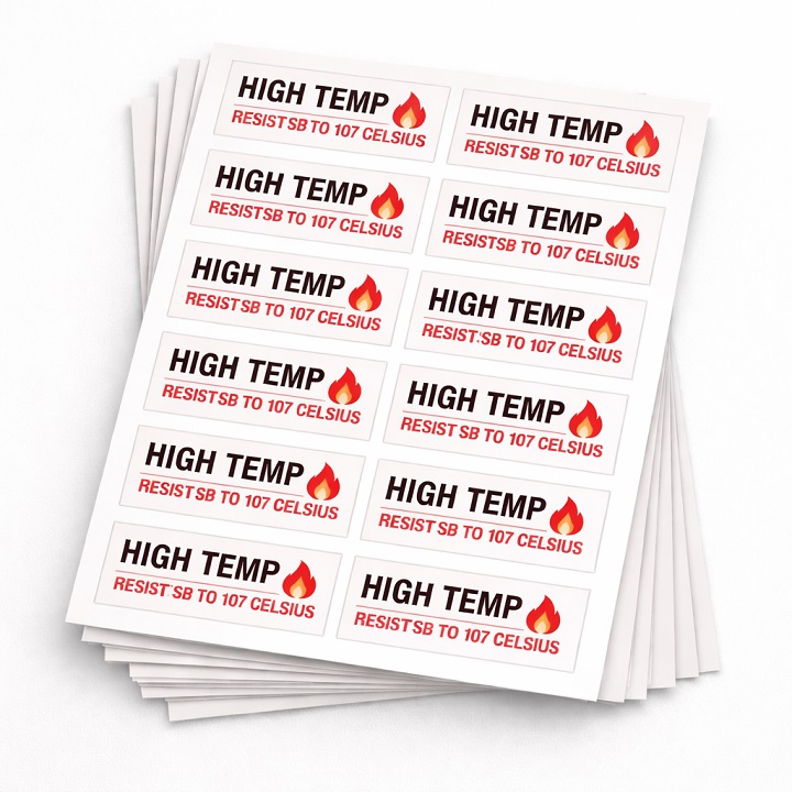 materiales de etiquetas de alta temperatura