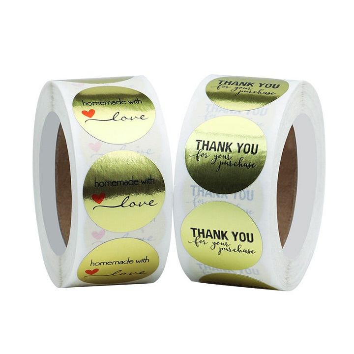 pegatinas de agradecimiento personalizadas